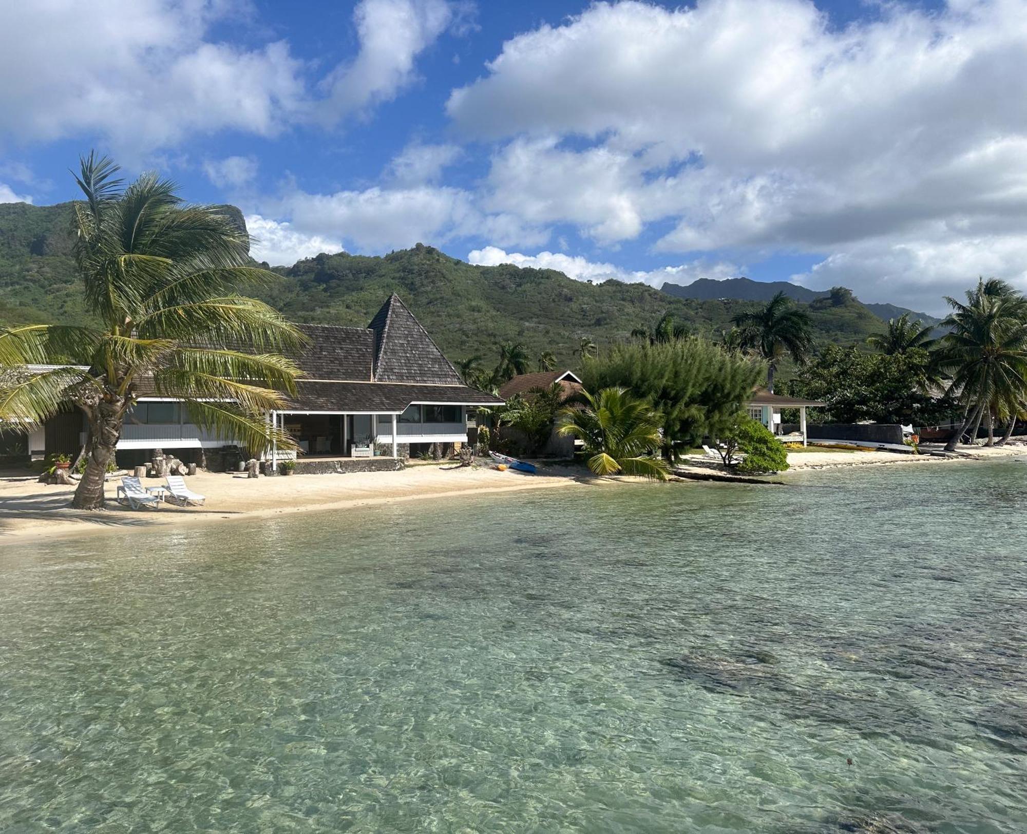 Chez Jay Moorea Beach House Villa Maharepa  Exteriör bild
