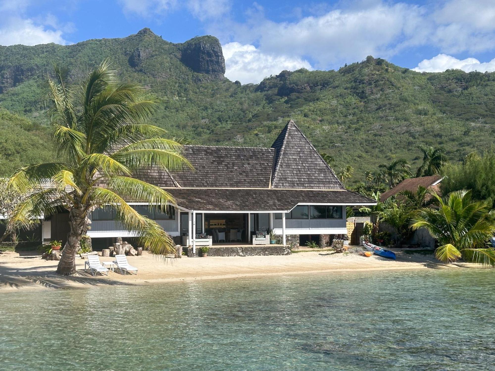 Chez Jay Moorea Beach House Villa Maharepa  Exteriör bild